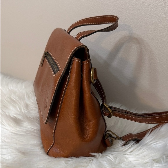 Patricia Nash Tan Leather Backpack main image 6